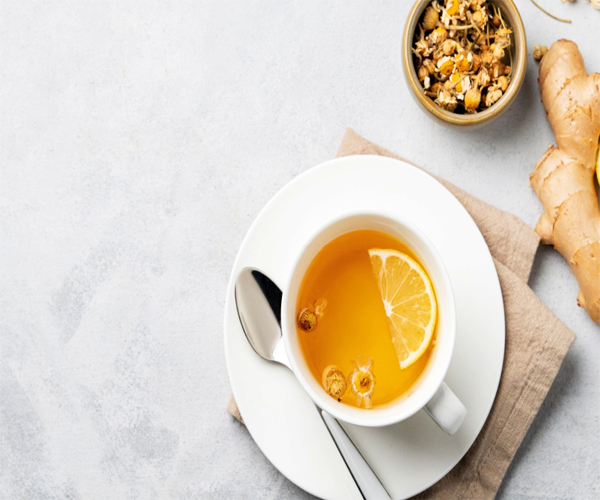 زنجبیل و چای بابونه