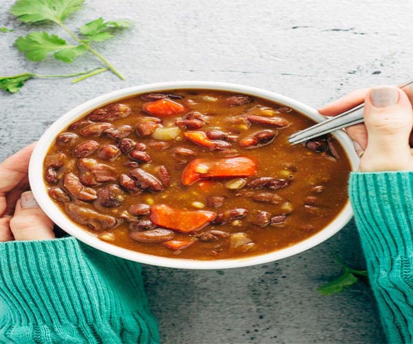آبگوشت لوبیا قرمز